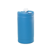 15 Gallon Blue Tight Head Single Handle Plastic Drum