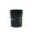 5 Gallon Black Plastic Round Open Head UN Pail w/Metal Bail, FDA Approved