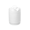 5 Gallon White Plastic UN Round Tight Head Pail w/70mm Opening, 6TPI