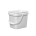 3.5 Gallon White HDPE EZ-Stor Pail w/Handle, FDA Approved
