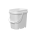 1 Gallon White PP EZ-Stor Pail w/Handle, FDA & HPB Approved