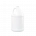 1 Gallon White-White HDPE Round Handleware Container, 38-400