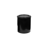 1 Quart Black PP Can w/TruSnap, No Plug