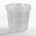 48 oz (1.5L) Clear Plastic Round Tamper Evident Container, Food/Dishwasher/Microwave Safe