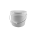 1 GALLON WHITE HDPE OH PAIL W/METAL BAIL